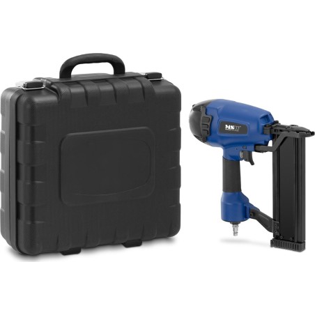 MSW Druckluft-Nagelpistole für Nägel von 18 bis 64 mm, bis zu 80 Stück – Set Druckluft-Nagelpistole 1
