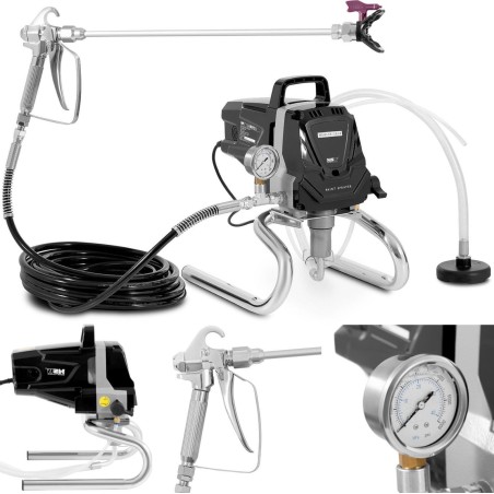 MSW Spritzpistole mit Spritzaggregat 200 bar Spritzpistole mit Spritzaggregat 200