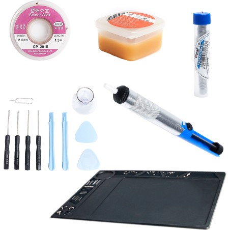 Techrebal Lötstation-Set Yihua 992D + Lötmatte KIT4