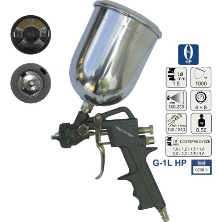 Adler ADLER LACKPISTOLE HP 1,5 mm G-1L MAR0208.0