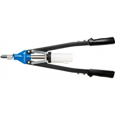Högert Technik Zweihand-Nietzange, 530 mm lang, 5 austauschbare Köpfe, max. 6,4 mm HT2C156