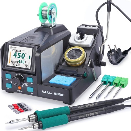 Yihua YIHUA 982D Präzisions-Lötstation mit 3 Lötspitzen