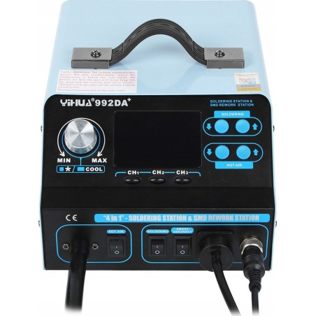 Techrebal Lötstation-Set Yihua 992DA+ + Leiterplattenhalterung
