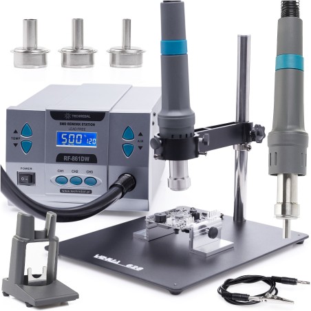 Heißluft-Lötstation Techrebal RF-861DW 1000 W Halterung für Heißluftpistole