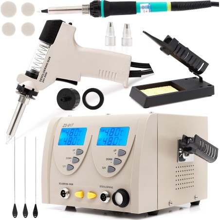 Techrebal 2-in-1-Lötstation + Entlötgerät ZD-917 350 W