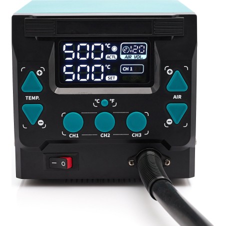 Techrebal Heißluft-Lötstation YIHUA 993DM-IV ESD 1000 W