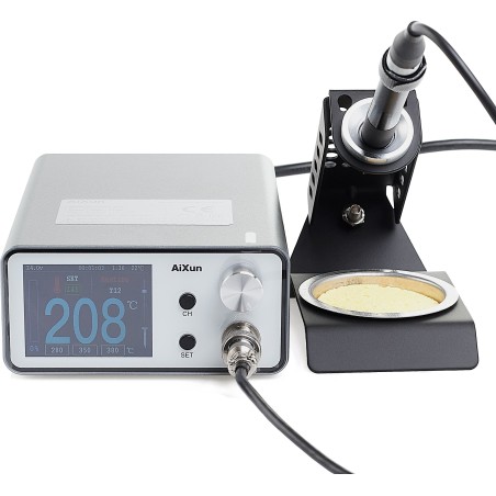 Lötstation 200 W Aixun T3A, 6x Lötspitzen T12, J02, KU, IL, B, BL, KR