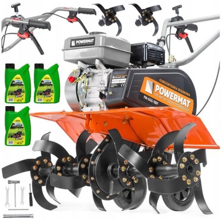 BENZINBETRIEBENE BODENFRÄSE POWERMAT 7 PS, 85 CM, MODULE