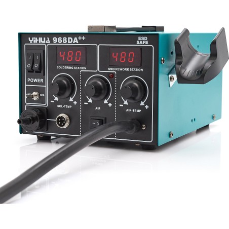 Techrebal HOT AIR LÖT-ABSAUGUNG 4-IN-1 YIHUA 968DA++ LÖTSTATION