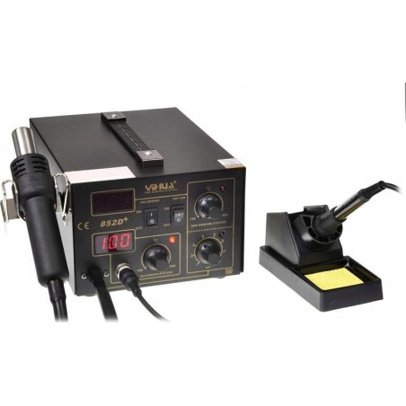 Techrebal 2-in-1-Lötstation Yihua 852D+ mit Heißluftfunktion Hotair 600 W