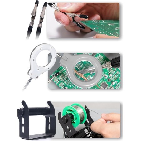 YIHUA 939D+ III EVO Lötstation 110 W mit Dual-LCD, neu