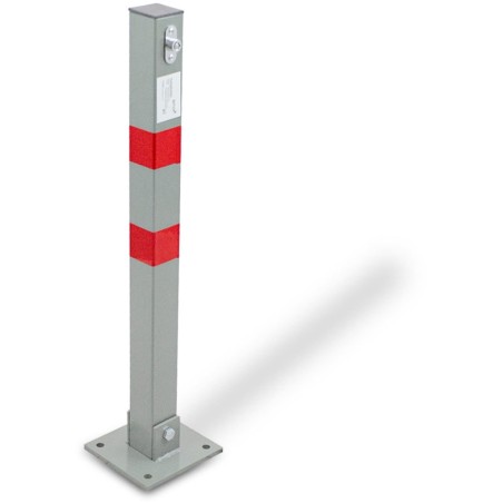 Einzelne Parkabsperrung, Pfosten 65 cm, klappbar, 2 Stück