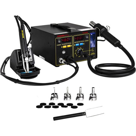 Stamos Heißluft-Lötstation mit Lötkolben S-LS-16 Basic