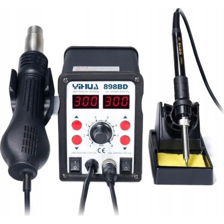 Yihua 2-in-1-Lötstation 898BD mit Heißluftfunktion (700 W)