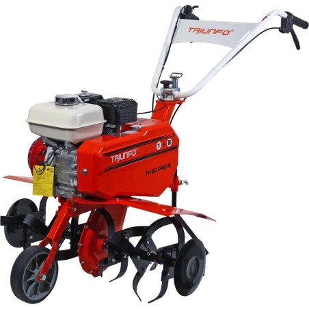 Triunfo-Motorhacke TRIUNFO TH50 ProR – Benzin-Motorhacke mit Honda-Motor, 3 Gänge / 5,5 PS / 60 cm bis 90 cm