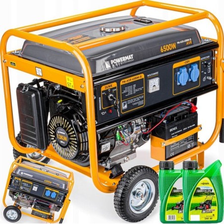 Stromaggregat Generator 6500 W, 230 V, mit Anlasser