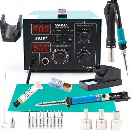Techrebal Lötstation Yihua 852D+ + Lötspitze+