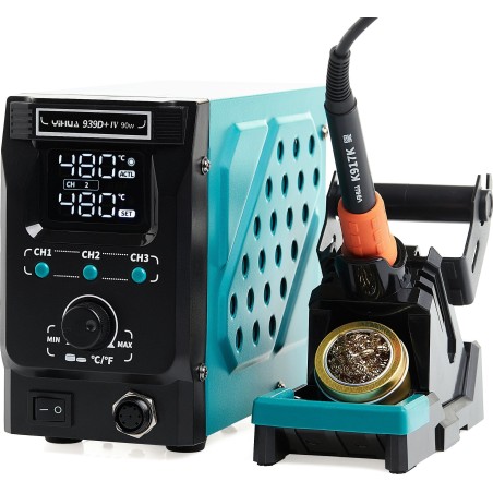 Lötstation Yihua 939D+-IV 90 W, Transformator, Lötspitzen 902M, Techrebal