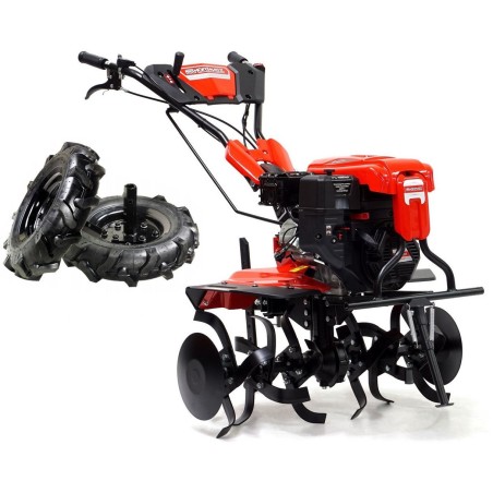 Hortmasz-Motorhacke HGS LX1000 HS212 HORTMASZ, benzinbetrieben + Gummiräder