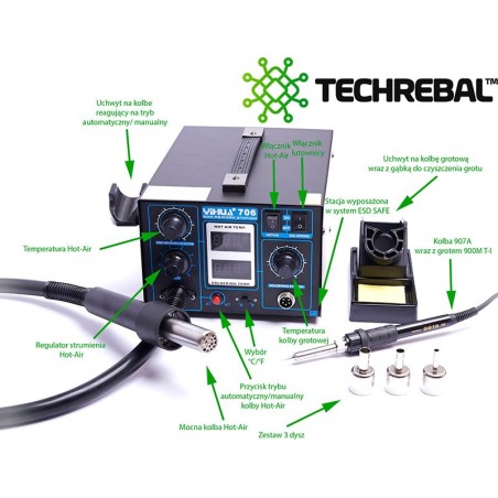 Techrebal Lötstation 706 + KIT 17