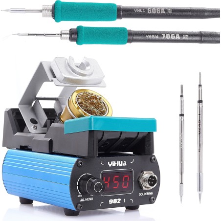 Yihua 982-I Lötstation für Lötspitzen C245/T245/C210 – Zubehörset