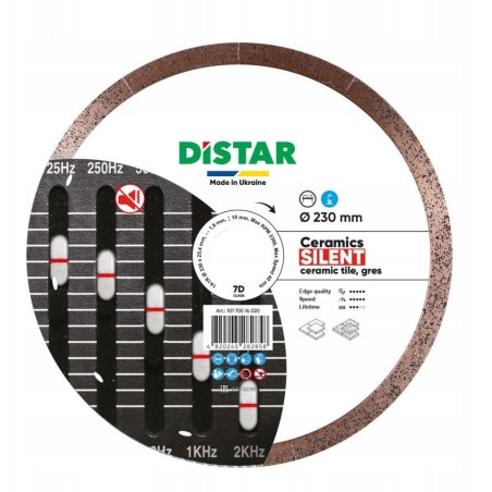 DISTAR DIAMOND BLADE CERAMIC SILENT 230 x 1,9 x 10 x 25,4