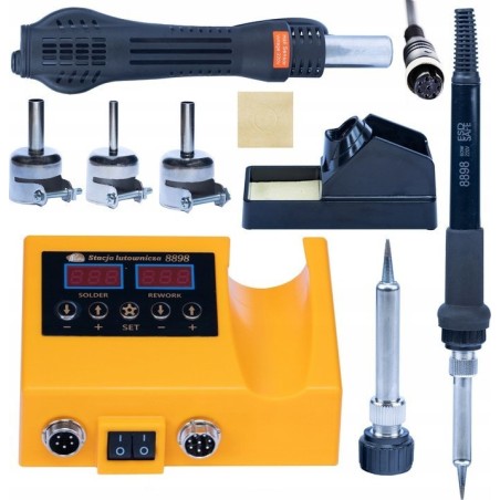 Rosfix LÖTSTATION LÖTSTIFT LÖTMATTE LÖTSPITZEN DÜSEN ABSAUGVORRICHTUNG DRITTE HAND FLUSSSTOFF