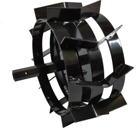 MasterCut-Motorhacke – Metallschaufelräder aus Eisen für die MasterCut HSDT-Motorhacke – Sechskantachse – Raddurchmesser 390 mm