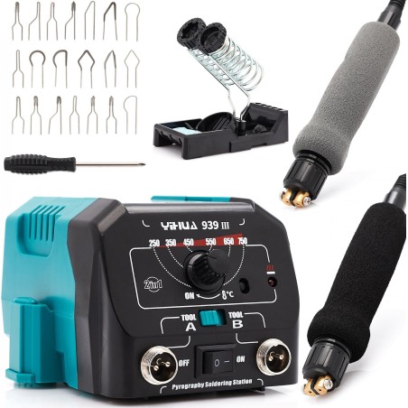 Techrebal Holz- und Lederbrenner PIROGRAF YIHUA 939-III