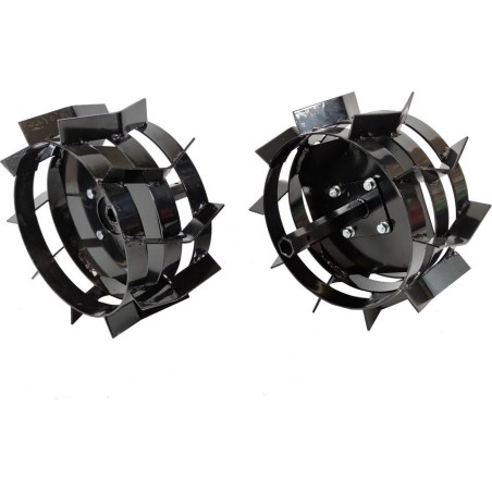 MasterCut-Motorhacke – Metallschaufelräder aus Eisen für die MasterCut HSDT-Motorhacke – Sechskantachse, Durchmesser 330 mm