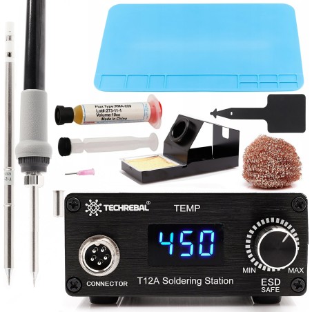 Lötstation Techrebal T12A – Präzise, schnelles Aufheizen der Lötspitze