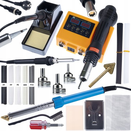 Rosfix 2-in-1-Lötkolben-Set, leistungsstark, ROSFIX OH 660W, Blue Lark, Zubehör, 5 Lötzinn