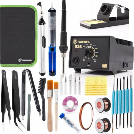 Techrebal 936 Lötstation mit 32-teiligem Zubehörset