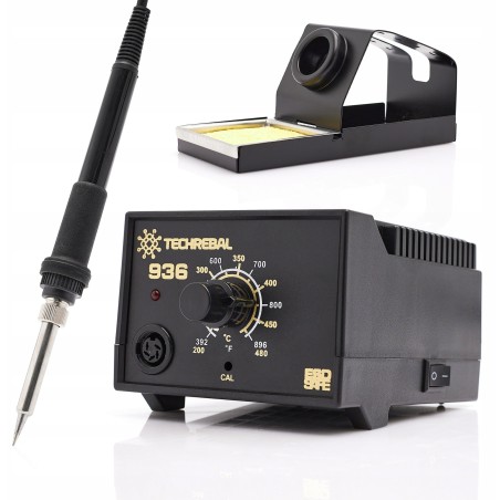 Lötstation 936, 60 W, Lötkolben mit Lötspitze, Set mit Lötmatte, Flussmittel und Zinn