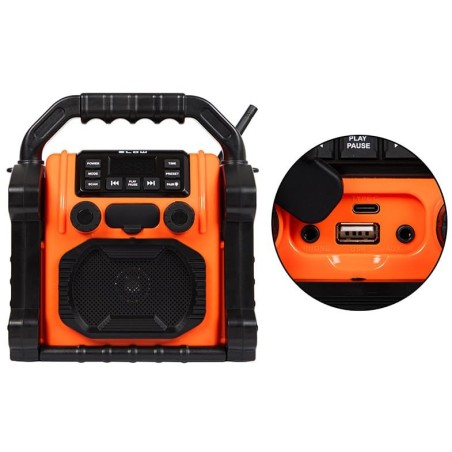 Tragbares analoges AM/FM-Radio BLOW RA14 für den Bau