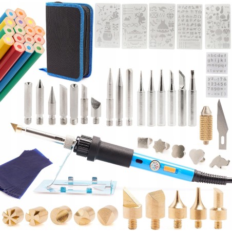 Techrebal Lötkolben/Brenner/Pirografer für Holz und Leder 70W1