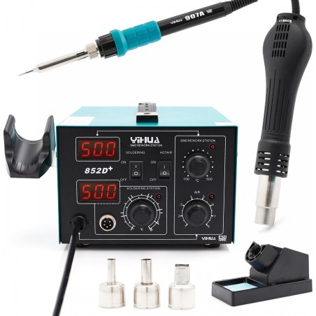 Techrebal KUNSTSTOFFSCHWEISSGERÄT 852D+ SET MIT HEFTGERÄT UND HEFTKLAMMERN