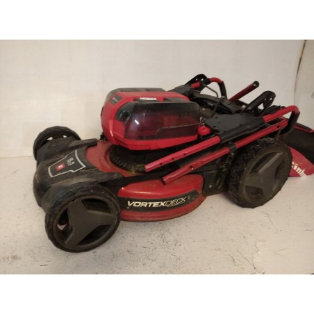 Einhell Professional Akku-Rasenmäher GP-CM 36/47 S Li BL, 36 Volt (2×18 Volt) (rot/schwarz, 4× Li