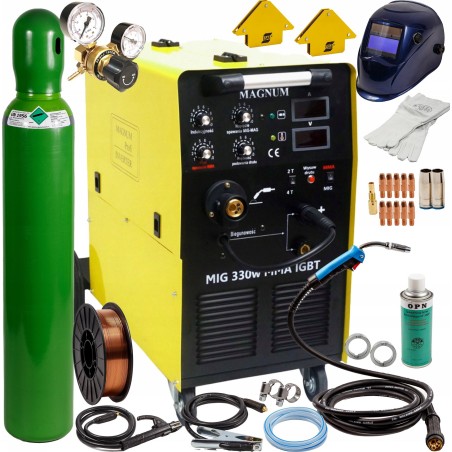 Magnum HALBAUTOMATISCHER INVARTIER-MIG-330-SCHWEISSGERÄT MIT IGBT MAG17469