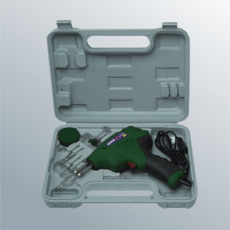 Dedra 200-W-Transformator-Lötkolben mit Temperaturregelung + Zubehör – DED7538