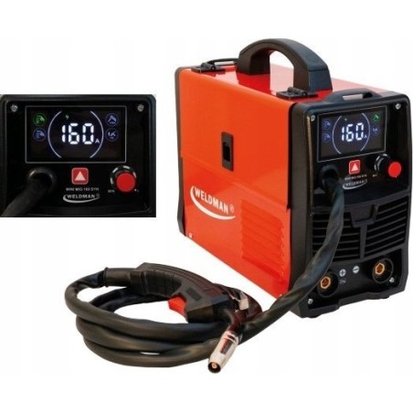 Weldman HALBAUTOMATISCHES SCHWEISSGERÄT IN.WELDMAN MINI MIG160 SYN