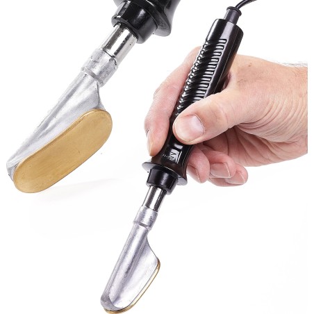 Schweißgerät für Kunststoff, Lötkolben 50 W, Klebstoffe, Netz, Set