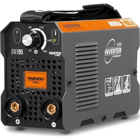 Daewoo DAEWOO DW 195 Inverter-Schweißgerät für MMA-Schweißen, 160 A
