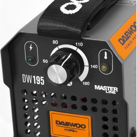 Daewoo DAEWOO DW 195 Inverter-Schweißgerät für MMA-Schweißen, 160 A