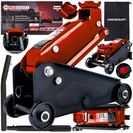 Hydraulikheber 2,5 t (min. Hubhöhe 135 mm, max. Hubhöhe 395 mm)