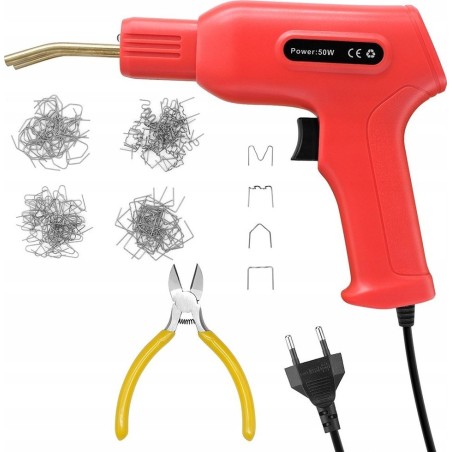 Rosfix SCHWEISSGERÄT UND KUNSTSTOFF-HEFTER IM KOFFER MIT 200 HEFTKLAMMERN