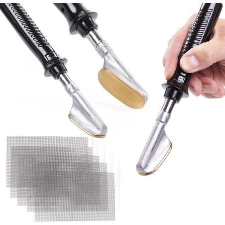 Kunststoffschweißgerät, Schweißmaschine, Lötkolben, 50 W, 5x Netz, Set