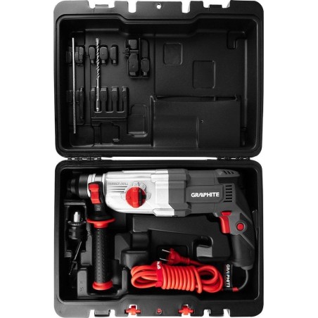 Graphite 58G539 SDS+-Bohrhammer 900 W, GRAPHITE-Koffer