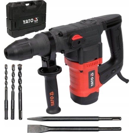 Yato SDS+-Bohrhammer 1100 W, 3 Funktionen + Bohrer und Meißel