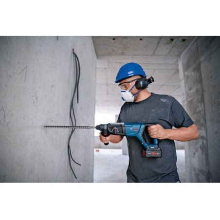 Bosch Akku-Bohrhammer GBH 18V-28 D Professional solo, 18 Volt XL-BOXX (blau/schwarz, ohne Akku und